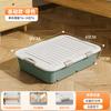 Caja de almacenamiento inferior de cama para el hogar, ropa, edredón, a prueba de polvo, plana, de plástico, caja de almacenamiento, ropa de dormitorio, caja de almacenamiento inferior de cama