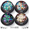 Atacado especial-forma 3mm borboleta unha lantejoulas fino glitter em pó PET epóxi fluxo cânhamo DIY decorações mistas