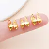 Botón de Presión Lateral de Hierro Conector de Extremo de Doble Oreja Hebilla Pulsera de Perlas Hecha a Mano DIY Hebilla para Cuentas Accesorios de Adorno