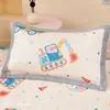 Funda de almohada infantil de seda de hielo de dibujos animados clase A individual 30X50 Verano 2026 Nuevo modelo Refrigerante Funda para núcleo de almohada de seda de hielo
