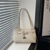 Tendencia de moda coreana para desplazamientos 2026 nuevo bolso de hombro simple con hebilla de cinturón diseño retro moderno bolso de axila