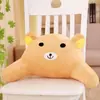 Almohada Linda Oficina Almohada Lumbar de Dibujos Animados Cojín Lumbar Almohada de Cintura para Silla Cojín de Espalda Mesita de Noche Talla Grande