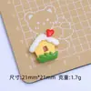 Oso Lindo Dibujo Animado Hecho a Mano DIY Accesorios para Joyería Pegamento de Crema Resina Accesorios Pequeños Hebilla de Zapato con Agujero Paquete de Material