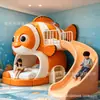 Cama Deslizable Personalizada de Fibra de Vidrio para Casas de Huéspedes, Cama Infantil para Hoteles, Habitación Temática de Alta Gama, Tobogán con Forma Única, Decoración Visual de Ensueño