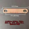 Peça de Conexão de Cobre Vermelho Conector de Bateria de Lítio Conector de Motor Terminal de Fiação para Tubo de Aquecimento Elétrico Peça de Ponte Agulha Agulha Personalizada 6m