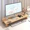 Soporte de altura ajustable para computadora, elevador de escritorio para monitor, estante de soporte de almacenamiento, estante para pantalla de escritorio de oficina