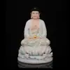 Estatuas de Mármol Blanco al por Mayor de los Tres Santos del Reino del Loto, Bodhisattva Guanyin, Buda Shakyamuni, Ksitigarbha, Maitreya y el Buda Azul Celestial