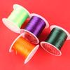 Linha elástica de anel pequeno plano diy feita à mão linha de cristal miçangas colar de pérolas de brincadeira joias linha de acessórios de seda plana