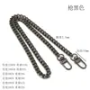 Cadena de Bolso de Nuevo Estilo Transfronteriza Correa de Repuesto de Metal Cadena Plana Color Oro Rosa de Alta Gama Cadena para Bolso de Hombro Único Cruzado en Stock