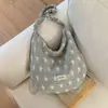 Bolsa Floral Artística Simple Versión Coreana 2026, Bolso Cruzado Plisado Fresco Estilo Mori, Bolso de Hombro Perezoso Casual para Viajar al Trabajo