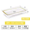 Pratos Estilo Palácio em Melamina Imitando Porcelana, Pratos Pequenos para Petiscos, Pratos para Pratos Frios, Louças Criativas, Pratos para Peixe, Pratos Fundos para Sopa, Conjunto para Servir a Mesa