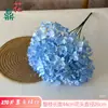 Hortensia de Seda Artificial, 270 Piezas, Ramo de Cinco Ramas de Hortensias, Venta al por mayor en el extranjero, Base de Decoración para Arreglo Floral de Fondo de Boda
