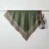 2026 Nuevo Bufanda Cuadrada Pequeña de Algodón Terciopelo Estampada por Ambos Lados para Primavera y Verano Bufanda de Cuello Versátil y Elegante para Mujer que Realza el Cutis