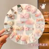 Pinzas para el pelo de tela de cobertura total dulces para bebés y niños, Pinzas laterales lindas para bebés y niños pequeños, Pasadores y accesorios para el pelo para niñas