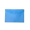 Bolsa de Arquivo A4 Colorida com Ponto Transparente Bolsa para Armazenamento de Papel de Teste com Botão de Pressão Bolsa de Informações para Estudantes Pasta Material de Escritório