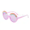 Novos Óculos de Sol Infantis Cor de Gelatina Desenho Animado Nuvens Arco-Íris Óculos Coloridos Óculos com Proteção UV