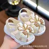 Sandálias Infantis para o Verão, Sapatos Antiderrapantes com Biqueira Fechada para Bebês Meninas, Sapatos Fofos Respiráveis com Fivela para Crianças Pequenas, Em Estoque em 7 Dias