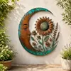 Bestseller transfronterizo Decoración de pared Luna Creciente Abeja adorno de decoración de pared de luna creciente de metal