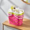 Cesta de almacenamiento portátil para inodoro, artículos de tocador, cesta de baño, cesta para artículos varios del hogar, cesta para snacks, suministro directo de fábrica 6324