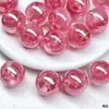 Cuentas de Estrella de Cinco Puntas Dingyi de 16 mm Chapadas en Galvanizado Resina Luminosa de Estrella de Cinco Puntas con Agujero Pasante Cuentas Sueltas Accesorios para Cadena de Teléfono Móvil DIY