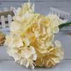 Nueva Hortensia Hortensia de 5 puntas Arreglo de boda Arreglo floral de boda Arreglo floral suave Flor artificial al por mayor y al por menor