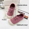 Tênis de Lona Infantil, Sapatos Brancos para Meninos, Estilo Verão, para Bebê Menina, Jardim de Infância, Casual, Sola Macia, Sapatos de Tecido para Crianças, Sapatos de Pano de Uma Perna