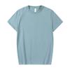 Playera de Algodón Pesado para Hombre 270g para Hombre y Mujer Color Sólido Manga Corta Pareja Holgada Transpirable Media Manga Casual Camiseta Lisa