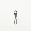 Corda de Pulso Trançada Paracord de Sete Fios Gancho Triangular Fivela de Engate Rápido Chaveiro Corda Anti-Perda para Exterior Fivela de Acampamento