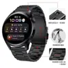 Para Huawei watch3/4por Samsung 22mm Pulseira de Relógio de Titânio Pulseira de Titânio de Três Elos Destacável de Titânio Puro