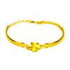Joyería de oro de arena de Vietnam para mujer, joyería transfronteriza de oro de arena al por mayor, moda para mujer, pulsera de hoja de oro de arena