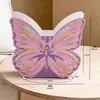 Caixa de flores portátil, embalagem de flores, caixa para arranjo de flores, materiais de embalagem para buquê, bolsa floral, caixa de flores com borboleta atacado de fábrica