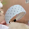 Diadema Nueva de Lunares de Ala Ancha para Mujer, Diadema para Cubrir la Línea del Cabello, Diadema para Lavarse la Cara, Viajes, Salir, Pasador, Accesorio para el Cabello