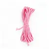Fornecimento Direto da Fábrica Corda de Poliéster Multicor de 5mm Corda Trançada com Alma de Poliéster Corda para Celular Lanyard de Bolsa Artesanato DIY Corda de Poliéster