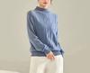 Suéter estilo coreano com gola alta e espessamento, pulôver feminino, outono e inverno, novo, solto, simples, combinado, manga comprida, base de malha, camisa da moda