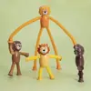 Ventas Directas de Fábrica de Nuevos Productos Transfronterizos: Juguetes de Tubo Telescópico de León y Jirafa, Juguetes Educativos de Tubo Extensible para Alivio del Estrés