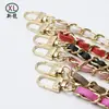 Cadena para Bolsa de Suministro de Puesto pu Usando Bolso de Cuero Correa de Hombro Cadena de Metal para Bolso Cadena Ósea de Serpiente Color Cadena para Bolso de Mujer
