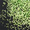Lantejoulas de unha de fábrica alto brilho espelho prata coloridas PET material solúvel Artesanato de Natal joias impressão fluxo cânhamo