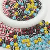 Cuentas Rayadas de Diamante Densas de Alta Calidad de 6 Filas 10MM Cuentas de Arcilla Shamballa Accesorios para Cadenas de Teléfono DIY Cuentas Espaciadoras para Bisutería