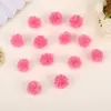 Fabricante 3cm Malla Elástica Bola Dos Colores Encaje Flor Bola Pasador Accesorio para el Cabello Accesorios DIY Accesorios para Ropa Cuentas Checas