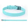 Coleira de Silicone para Animal de Estimação Nome do Animal DIY 26 Letras Coleira com Contas de Silicone Gato Animal de Estimação Coleira de Desenho Animado