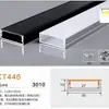 Canal de Aluminio Luz Lineal Aleación de Aluminio Empotrado Luminaria Empotrada Techo Tira Larga LED Canal de Luz Negra Tira de Luz Línea