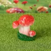 Paisajismo Forestal Micro-Paisaje Adornos de Hongos Artificiales Manualidades de Resina DIY Decoraciones de Jardinería para Suculentas y Bonsáis
