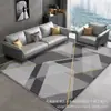 Alfombra de Sala de Estar de Terciopelo de Cristal Estilo Ins Alfombra de Dormitorio para Sofá Mesa de Café Suelo Antideslizante Resistente a la Suciedad Resistente al Desgaste Fácil de Limpiar