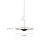Luminária pendente minimalista italiana de aço inoxidável para quarto, com cabeça prateada e holofote inteligente, compatível com o aplicativo Mi Home, livre de liga metálica