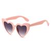 Óculos de Sol Transfronteiriços Novos em Forma de Coração, Elegantes e Simples, Óculos de Sol da Moda Fofos em Coração de Pêssego, Doce Formato de Coração