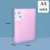 Páginas insertables transparentes para carpetas de documentos, libro de almacenamiento clasificado engrosado impermeable multicapa A5 para informes de examen de embarazo y formularios de examen