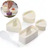 Nuevo molde para sushi de buque de guerra DIY rectangular multicapa para sushi molde multicapa para bola de arroz suplemento alimenticio para niños herramienta para Bento