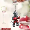 Chaveiro Pingente Plano de Acrílico Transfronteiriço Pingente Decorativo para Mochila Pingente para Chave de Carro