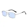 Gafas de Sol Retro para Hombre con Montura Pequeña Gafas de Sol para Conducir Estilo Fashion Anti-UV Gafas Europeas y Americanas para Mujer con Rostros Pequeños