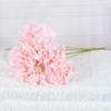 Hortensia de Mallorca, hortensia de cinco cabezas sin hojas, hortensia de tela de lana, flor de boda, hortensia de cinco cabezas estilo francés